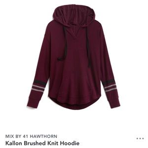 Brushed Knit Hoodie